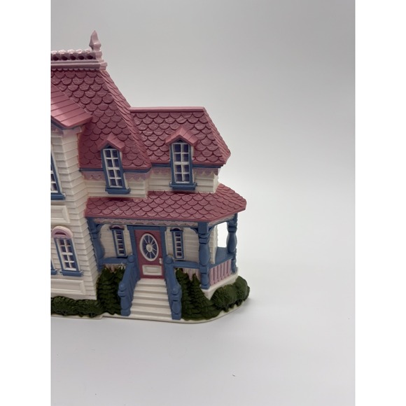 Vintage Burwood Victorian House Wall Plaque-Homco #2921-USA Made-11"x9"x2" - Picture 4 of 8